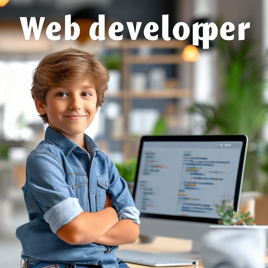 - envato labs ai cd4ab15b b184 4106 8158 b20970310f74 Boy standing in front of a computer screen