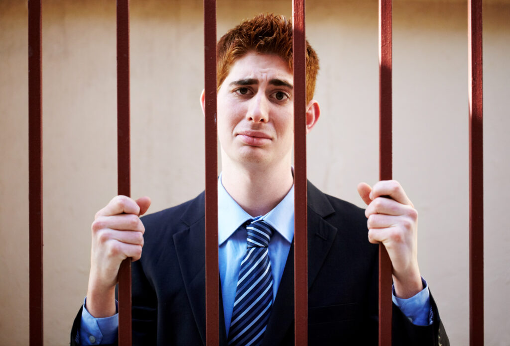 Man behind bars for crimes related to money